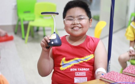 Nỗ lực phi thường của các em bé bệnh máu