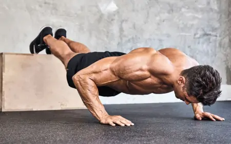 Cách để Phát triển cơ bắp bằng bài tập hít đất